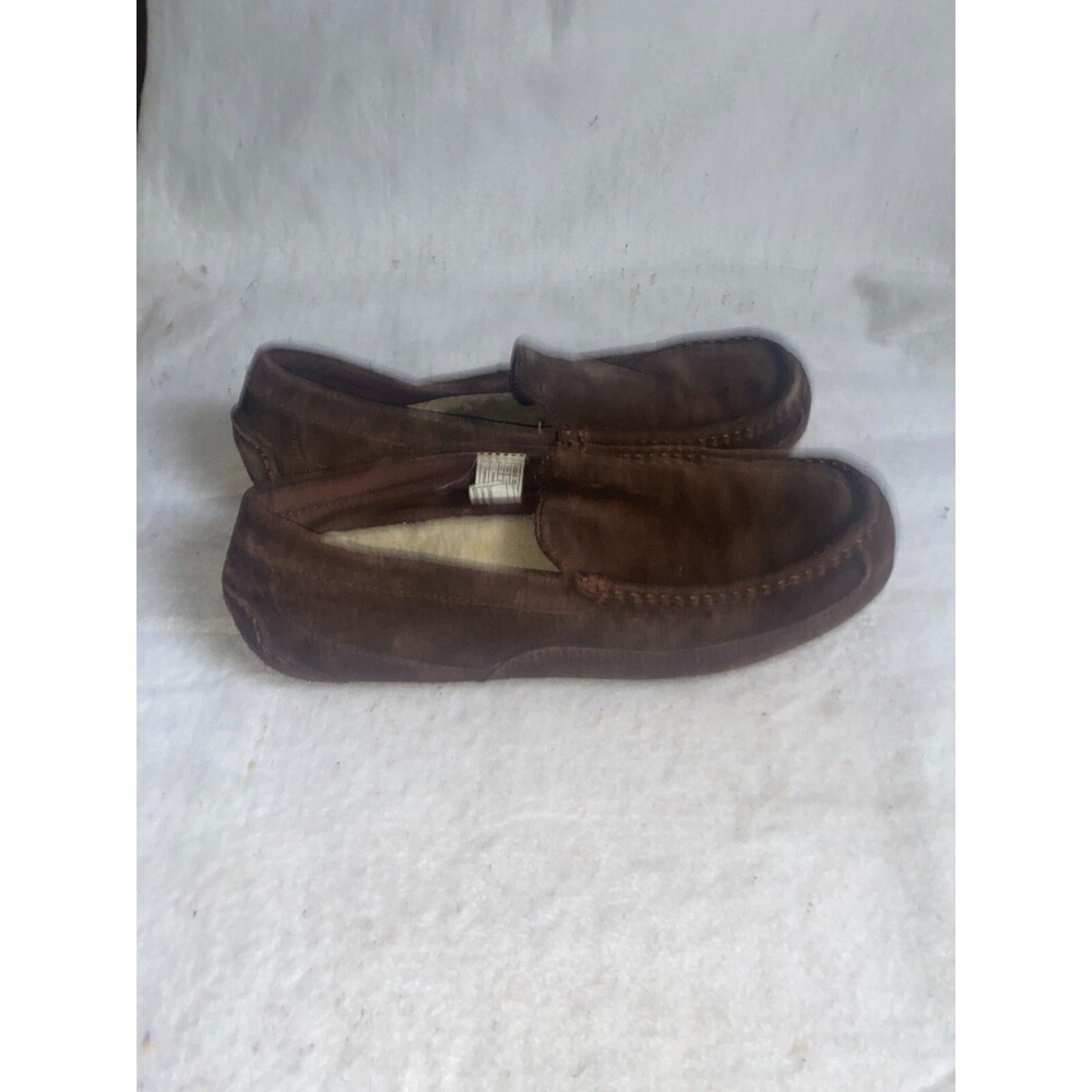 UGG Australia 1003419  Men Moccasins Suede Slippers Slip On Shoes Chocolate 12